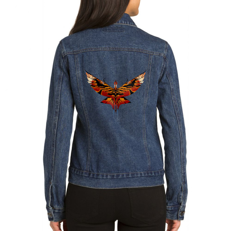 Avatar Leonopteryx Ladies Denim Jacket by Dinh Quan | Artistshot