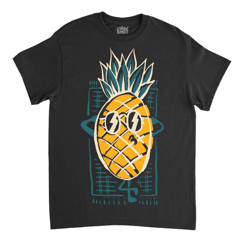 Pineapple Sunbathe Classic T-shirt by Quilimo | Artistshot