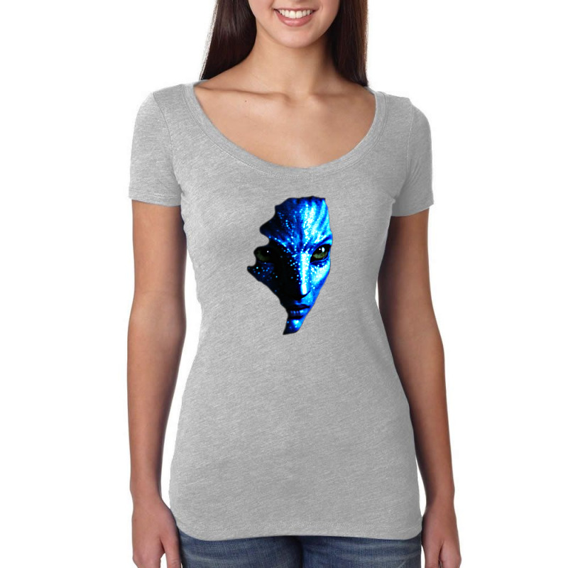 Blue Skin Women's Triblend Scoop T-shirt by Dinh Quan | Artistshot