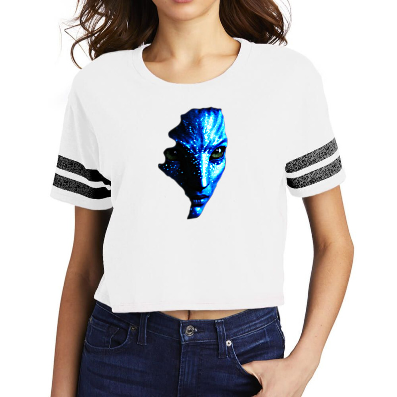 Blue Skin Scorecard Crop Tee by Dinh Quan | Artistshot