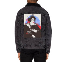 Christopher Columbus In Painting Art Unisex Sherpa-lined Denim Jacket | Artistshot