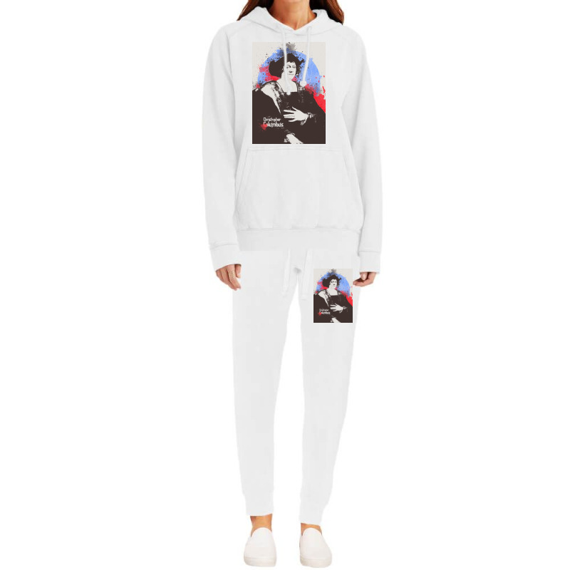 Christopher Columbus In Painting Art Hoodie & Jogger Set | Artistshot