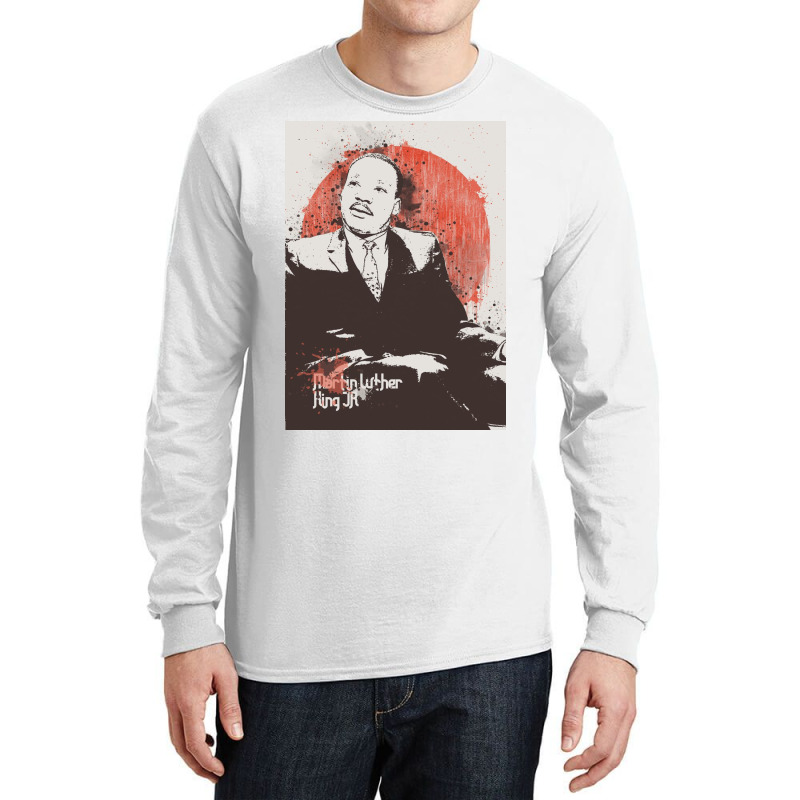 Martin Luther King Jr Painting Art Long Sleeve Shirts | Artistshot