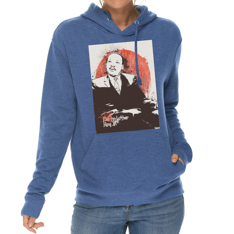 Martin Luther King Jr Painting Art Lightweight Hoodie | Artistshot