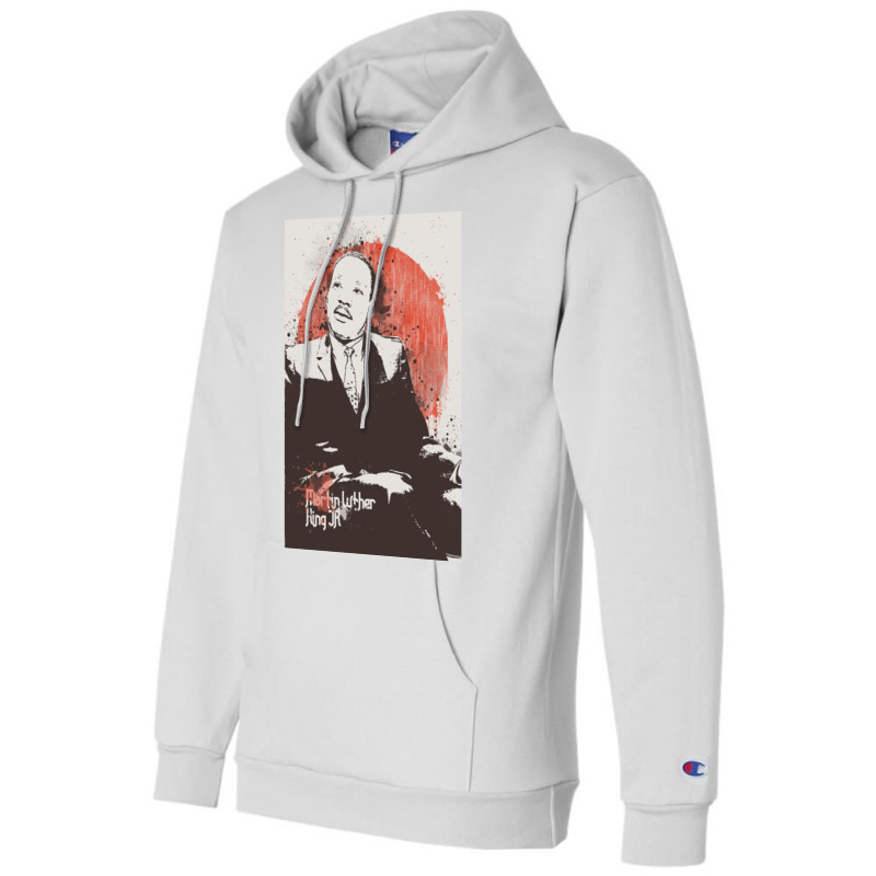 Martin Luther King Jr Painting Art Champion Hoodie | Artistshot