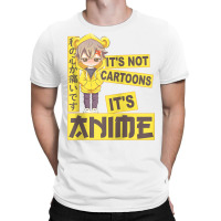 Sad Anime Boy   It's Not Cartoons It's Anime Manga Teen Boy Zip Hoodie T-shirt | Artistshot