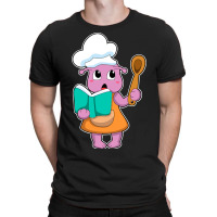 Alien As Cook With Cookbook T-shirt | Artistshot