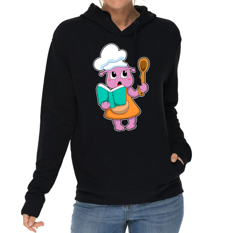 Alien As Cook With Cookbook Lightweight Hoodie by resaleberries875 | Artistshot