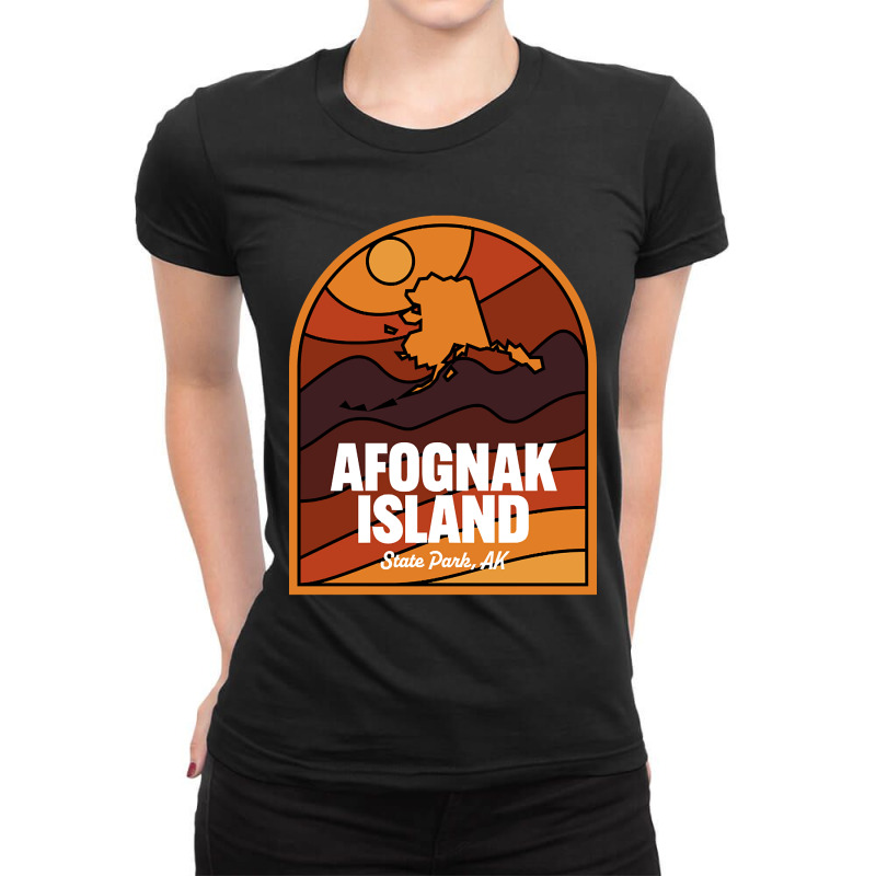 Afognak Island State Park Alaska Ladies Fitted T-Shirt by stumbledfeatures425 | Artistshot