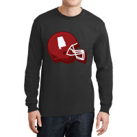 Alabama Outline Football Helmet Long Sleeve Shirts | Artistshot