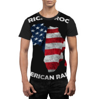 African Roots American Raised Graphic T-shirt | Artistshot