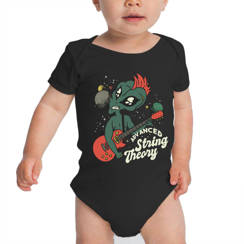 Alien Guitar Nerd Ufo Punk String Theory Baby Bodysuit | Artistshot