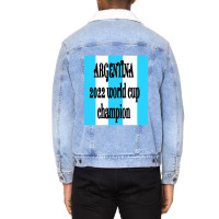 Argentina Champion Unisex Sherpa-lined Denim Jacket | Artistshot