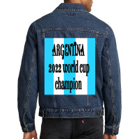 Argentina Champion Men Denim Jacket | Artistshot