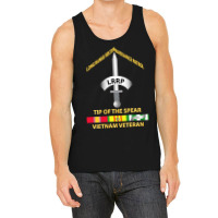 Badge - Lrrp - Tip Of The Spear - Vietnam Vet W Svc Tank Top | Artistshot