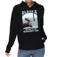 Alaska - The Land Of The Midnight Sun Lightweight Hoodie | Artistshot