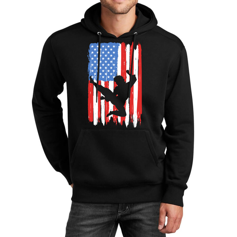 American Flag Kung Fu Graphic Unisex Hoodie by dealgummy642 | Artistshot