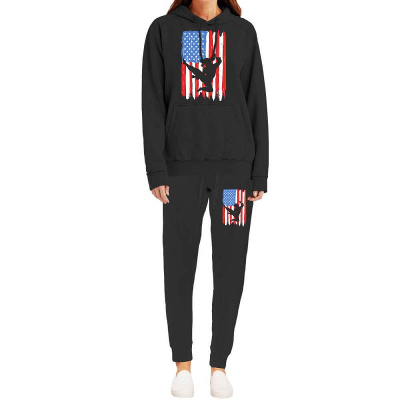 American Flag Kung Fu Graphic Hoodie & Jogger set by dealgummy642 | Artistshot