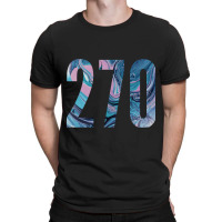 270 Area Code Zip Code Location Teal Blue Purple T-shirt | Artistshot