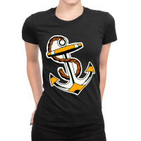 Anchor Traditional Tattoo Ladies Fitted T-shirt | Artistshot