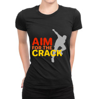 Aim For That Wickets Ladies Fitted T-shirt | Artistshot