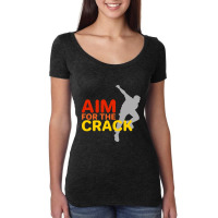 Aim For That Wickets Women's Triblend Scoop T-shirt | Artistshot