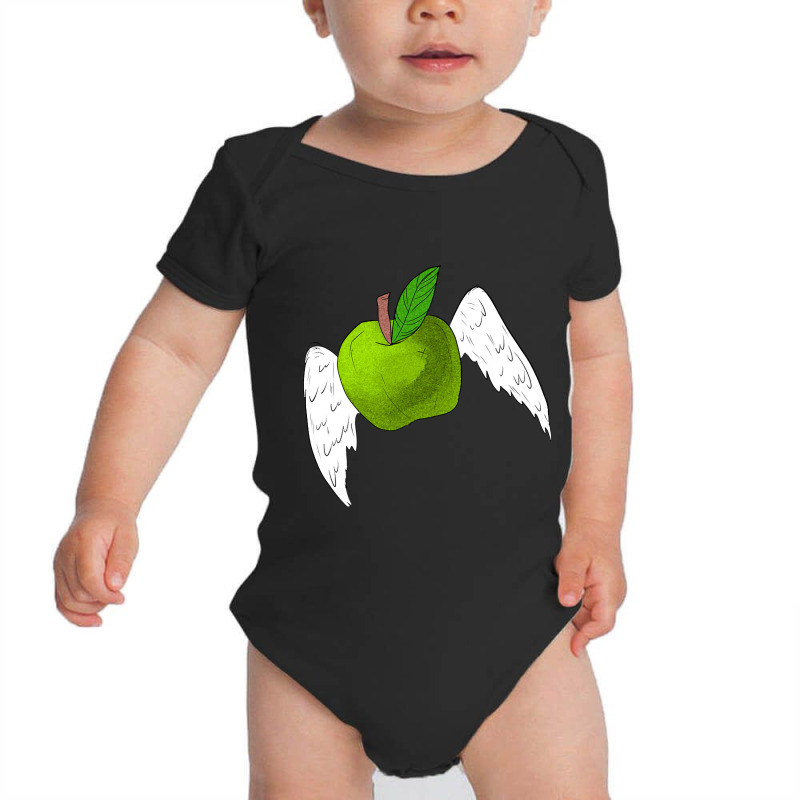 Angel Apple Green Baby Bodysuit by dealgummy642 | Artistshot