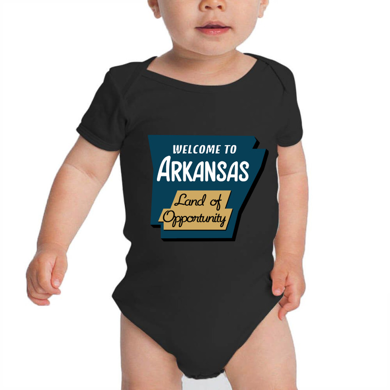 Arkansas - Land Of Opportunity Baby Bodysuit by ternacanuda | Artistshot