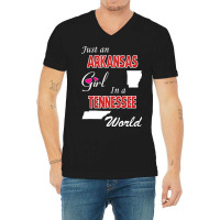 Arkansas - Tennessee V-neck Tee | Artistshot