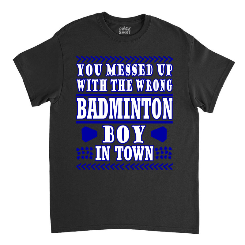 Badminton Badminton Racket Birdy Shuttlecock Classic T-shirt by cryingdappled109 | Artistshot