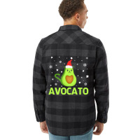 Avogato Christmas Cat Cute Cat Lover Flannel Shirt | Artistshot