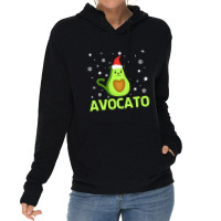 Avogato Christmas Cat Cute Cat Lover Lightweight Hoodie | Artistshot