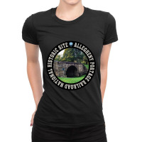 Allegheny Portage Railroad National Historic Site Circle Ladies Fitted T-shirt | Artistshot