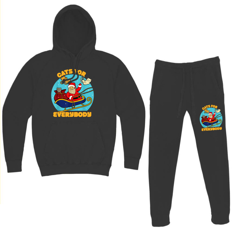 Cats For Everybody Christmas Cat Hoodie & Jogger Set | Artistshot