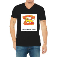 7th Air Defense Artillery (left Version) V-neck Tee | Artistshot