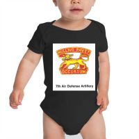 7th Air Defense Artillery (left Version) Baby Bodysuit | Artistshot