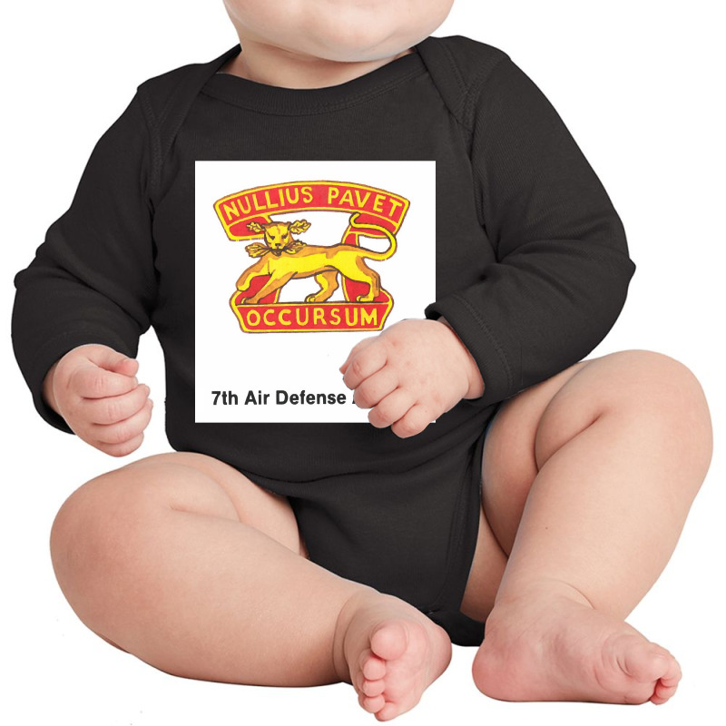 7th Air Defense Artillery (left Version) Long Sleeve Baby Bodysuit | Artistshot