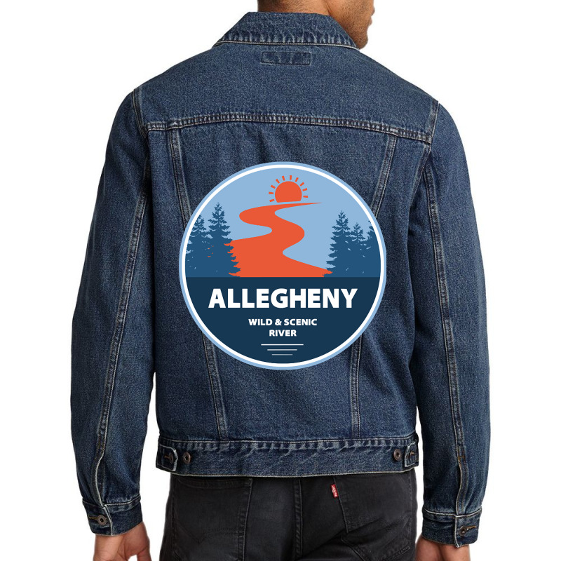 Allegheny Wild And Scenic River Men Denim Jacket | Artistshot