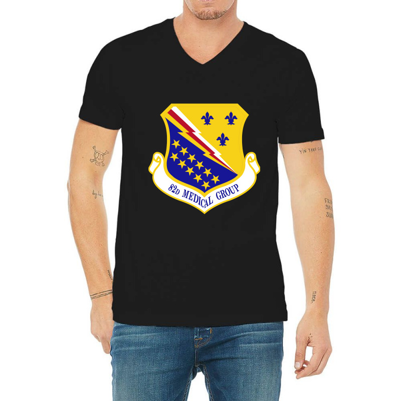 82d Medical Group (u.s. Air Force) V-Neck Tee by nourishnormally484 | Artistshot