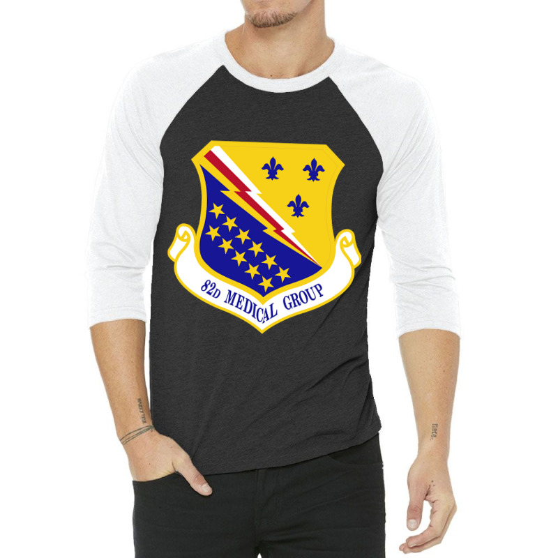 82d Medical Group (u.s. Air Force) 3/4 Sleeve Shirt by nourishnormally484 | Artistshot