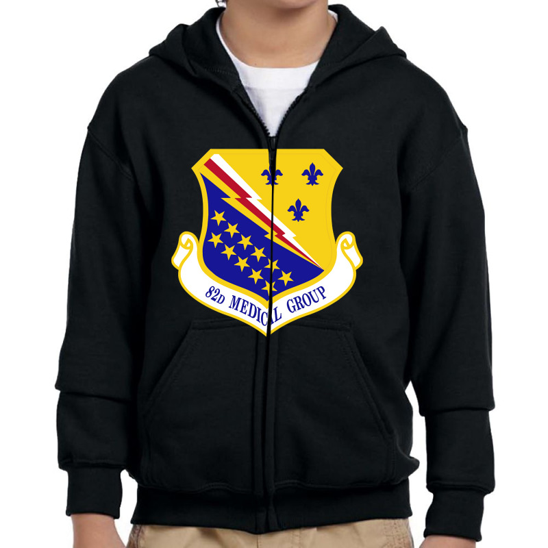 82d Medical Group (u.s. Air Force) Youth Zipper Hoodie by nourishnormally484 | Artistshot