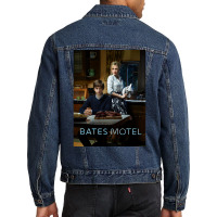 Motel Norman And Norma Poster (1) Men Denim Jacket | Artistshot