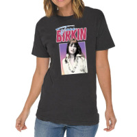 Jane Birkin Design Rétro Francophile Vintage T-shirt | Artistshot