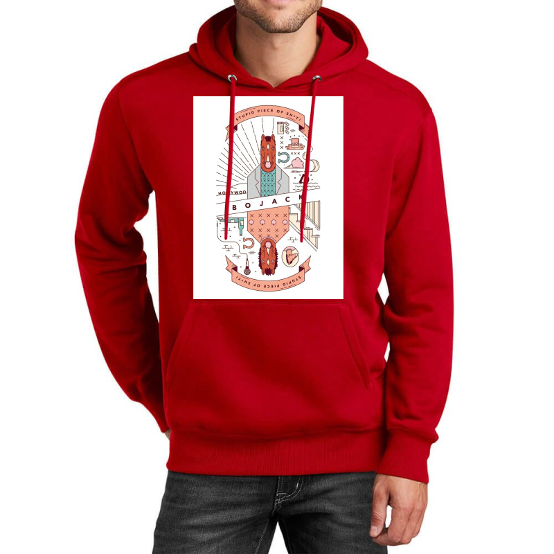 Piece Of Sht Bohorseman Poster Hipster Unisex Hoodie | Artistshot