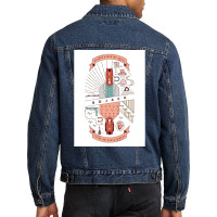 Piece Of Sht Bohorseman Poster Hipster Men Denim Jacket | Artistshot