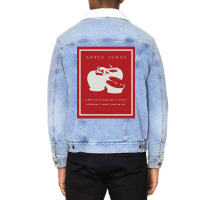 Apple Jokes Unisex Sherpa-lined Denim Jacket | Artistshot