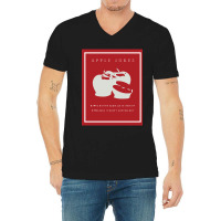 Apple Jokes V-neck Tee | Artistshot