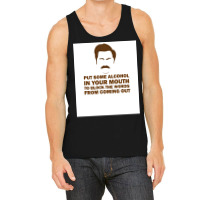 Ron Swanson Poster Girl Tank Top | Artistshot