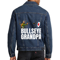 Archer Bowman Bow Target - Arrow Archery Garnddad Men Denim Jacket | Artistshot