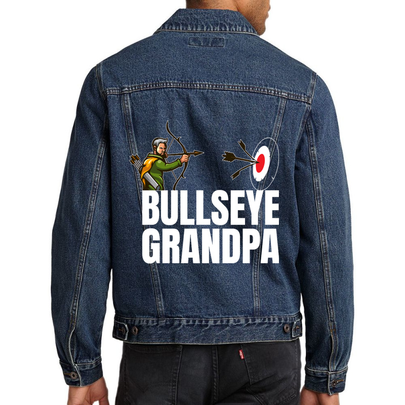 Archer Bowman Bow Target - Arrow Archery Garnddad Men Denim Jacket | Artistshot